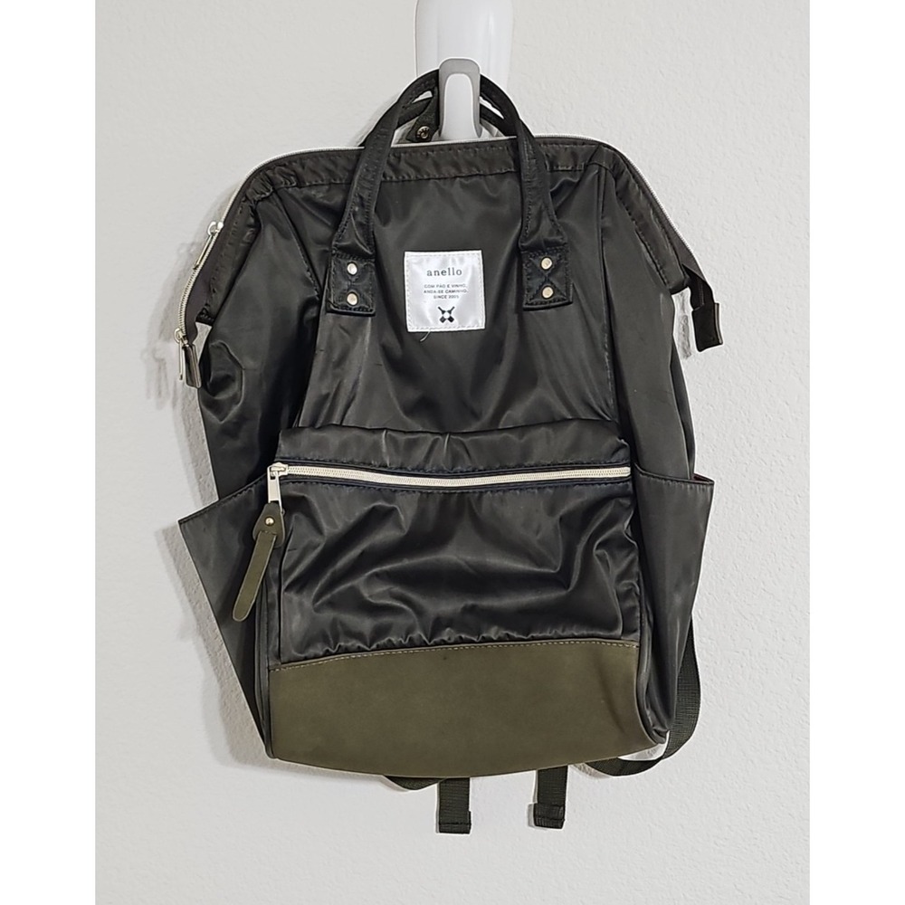 Anello backpack rucksack diaper‎ bag olive green cross bottle series